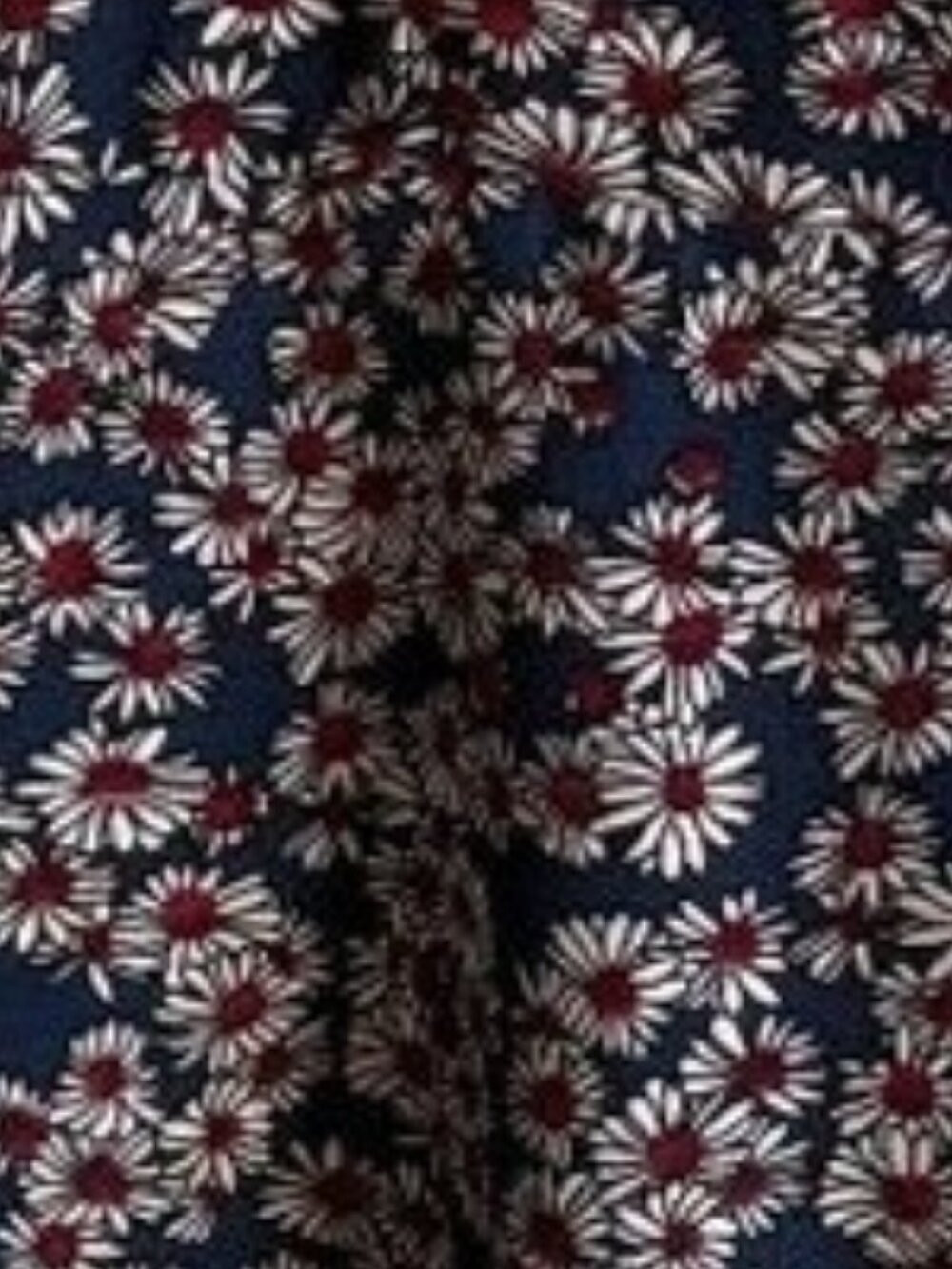 Esley Womens Navy Blue Floral V-Neck Mini Dress Small‎ Lined Ditsy Print Summer